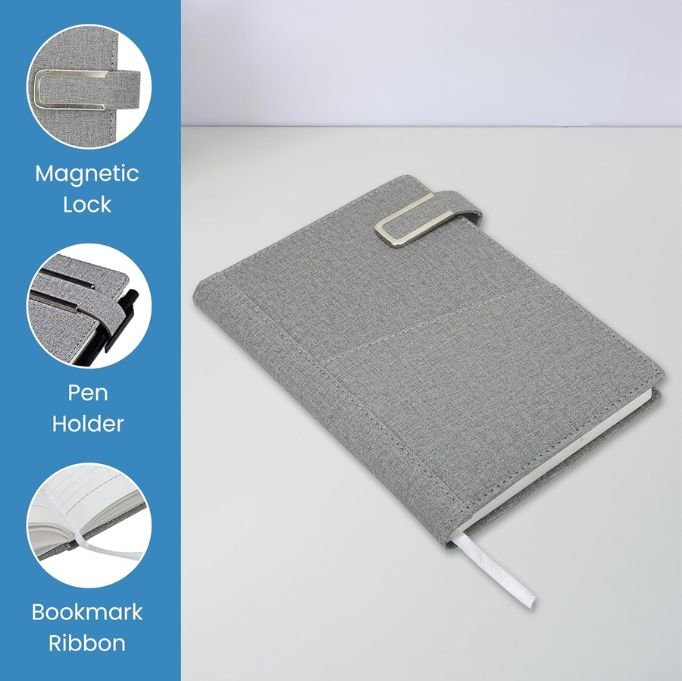 Executive Office Notebook with Magnetic Lock - Image 4