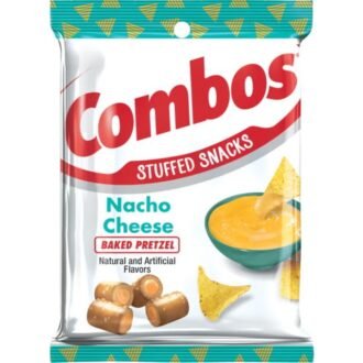 COMBOS Nacho Cheese Pretzel Baked Snacks – 6.3 oz Bag