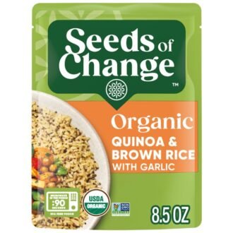 SEEDS OF CHANGE™ Certified Organic Quinoa & Brown Rice with Garlic – 8.5 oz