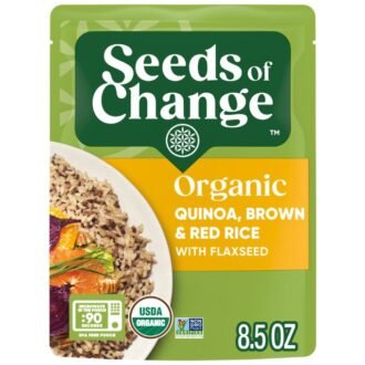 SEEDS OF CHANGE™ Certified Organic Quinoa, Brown & Red Rice with Flaxseed – 8.5 oz